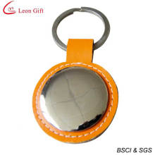 Simple Design Promotional Leather Keychain